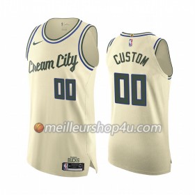 Maillot Basket Homme Milwaukee Bucks Personnalisé 2019-20 Nike City Edition Swingman
